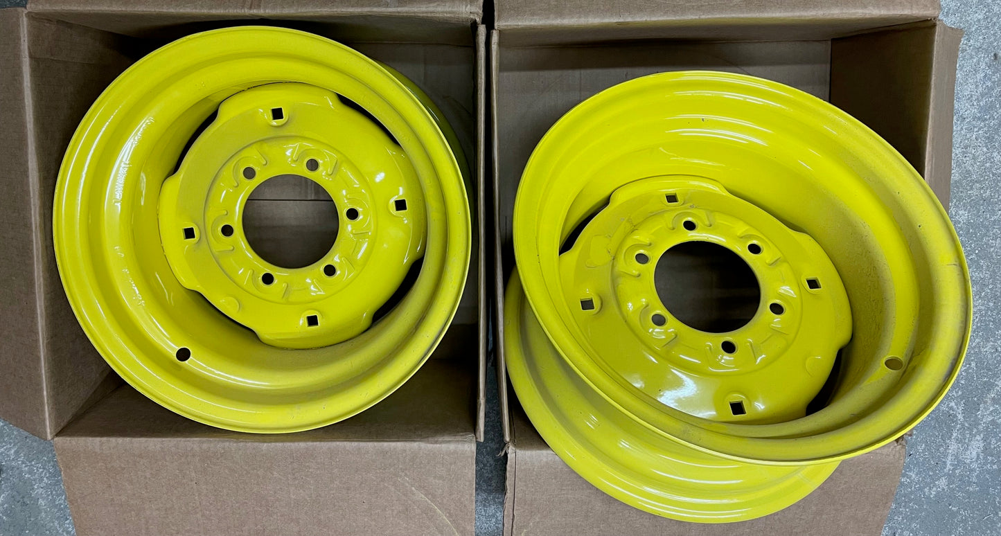 Jante avant 8 x 16 6 trous, la paire John Deere série 20 30 40