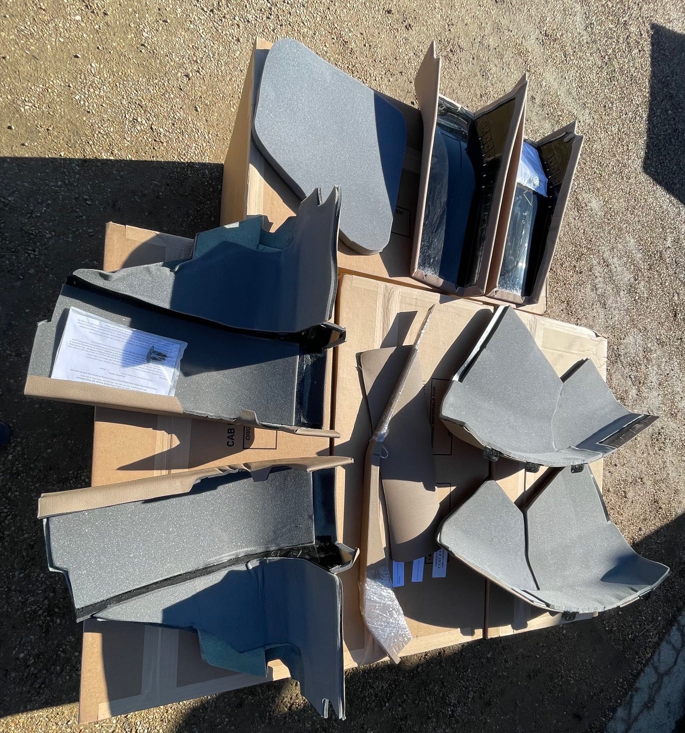 Intérieur de cabine XL International Case IH 4 CYLINDRES Beige