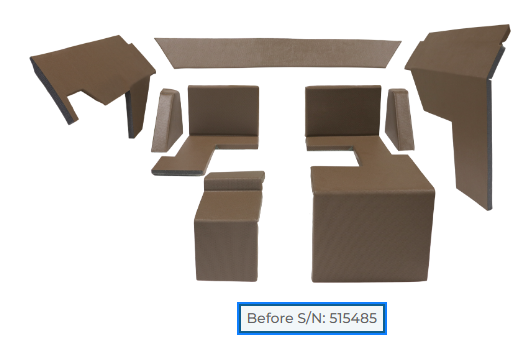 Bas de cabine John Deere SG2 Série Europe 3040 3140