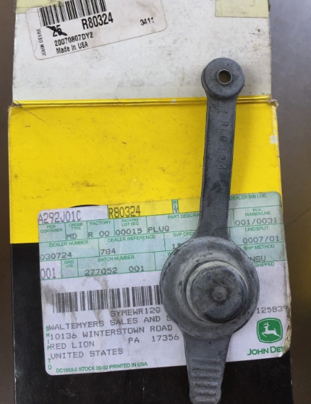 Cache poussière colonne de direction John Deere SG2