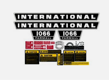 Kit Autocollant IH INTERNATIONAL 966 1066
