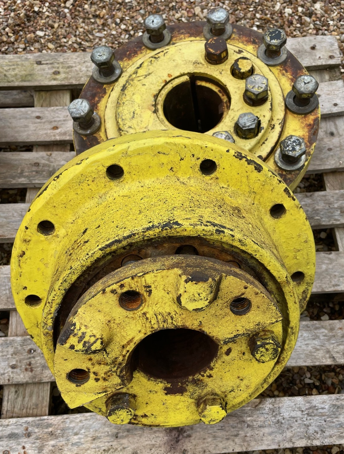 2 moyeux de jumelage 10 trous John Deere