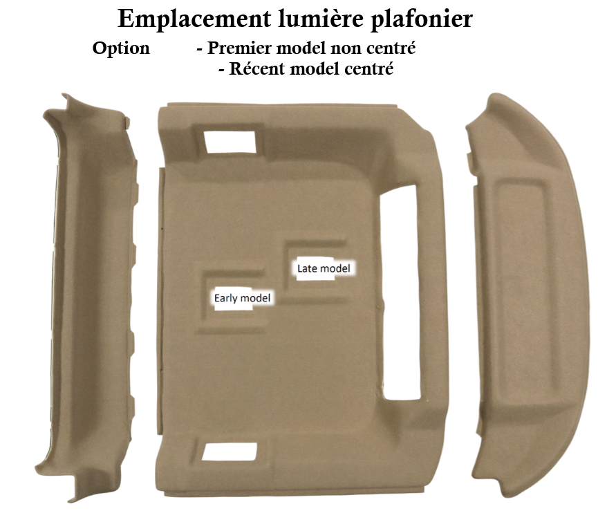 Plafonnier Tissus Moissonneuse John Deere Série 9400 9500 9600 9410 9510 9610 CTS CTS II