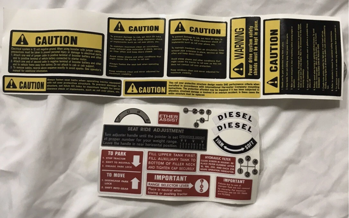 Kit Autocollant IH INTERNATIONAL 966 1066