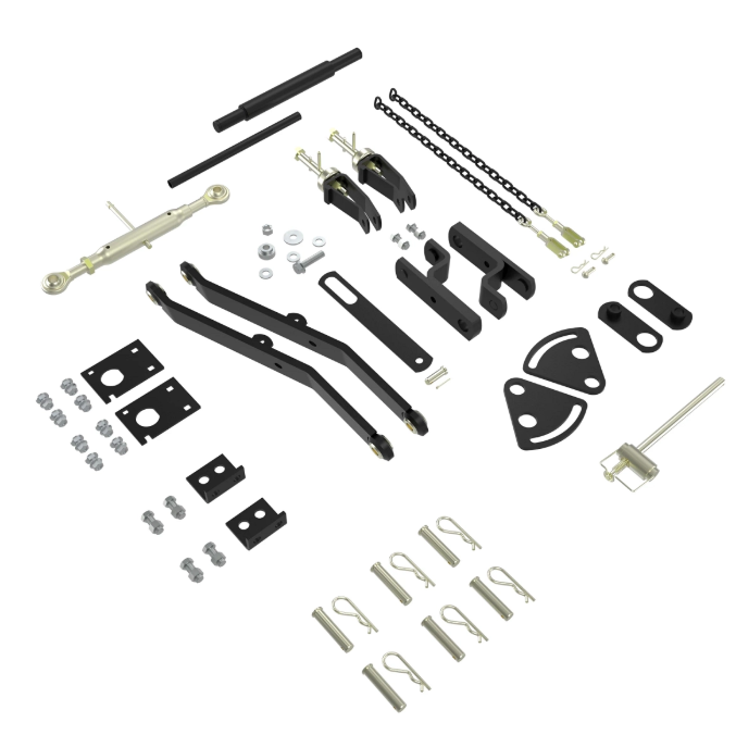 Attelage 3 point tracteur tondeuse