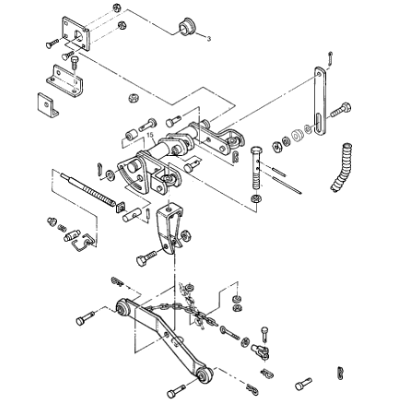 Attelage 3 point tracteur tondeuse