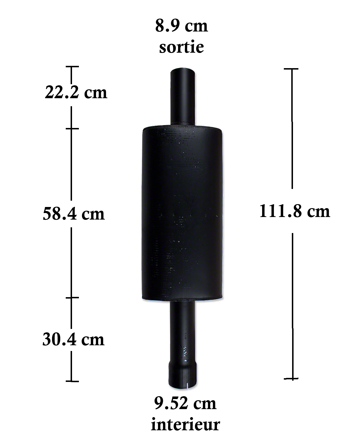 Silencieux d'échappement IH International 1066 1566
