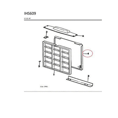 Grille de calandre IH International 766 786 886 966 986 1066 1086 1466 1468 1486 1566 1568 1586