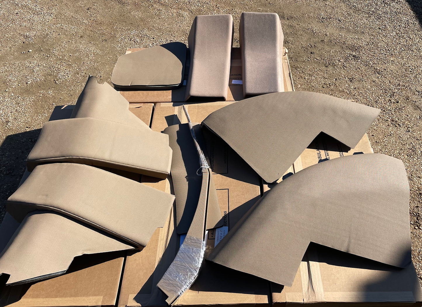 Intérieur de cabine XL International Case IH 4 CYLINDRES Beige