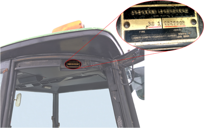 Intérieur de cabine John Deere Série 4030 4230 4430 4630