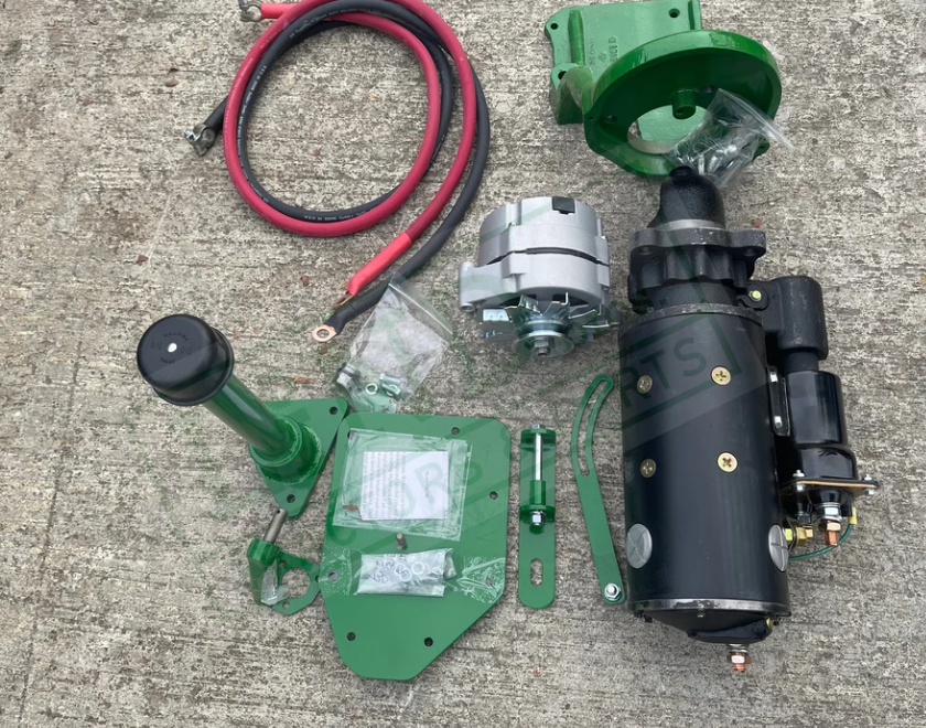 Kit conversion démarrage électrique du moteur de démarrage Pony JD 70 720 730