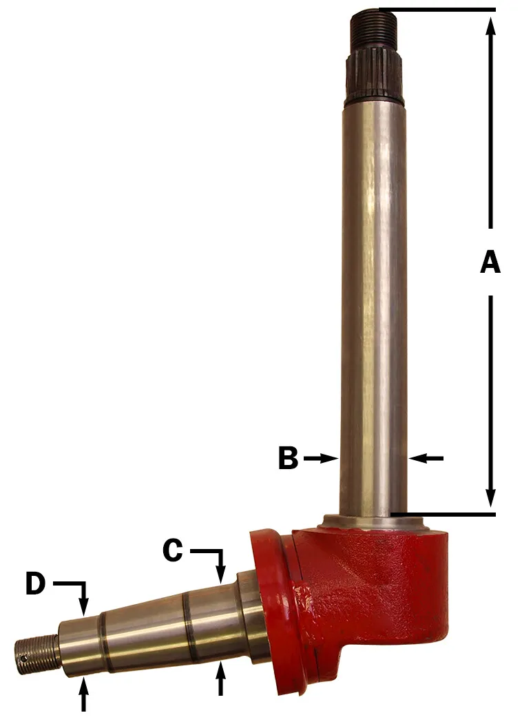 Kit fusée biellette écrou IH International