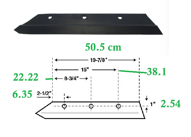 Soc, versoire, couteau frontale de charrue John Deere Case International IH