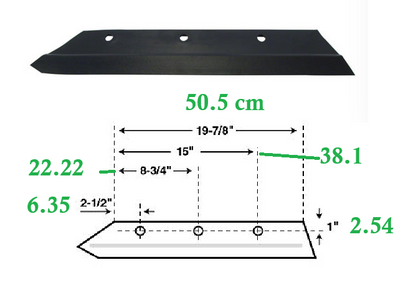 Soc, versoire, couteau frontale de charrue John Deere Case International IH