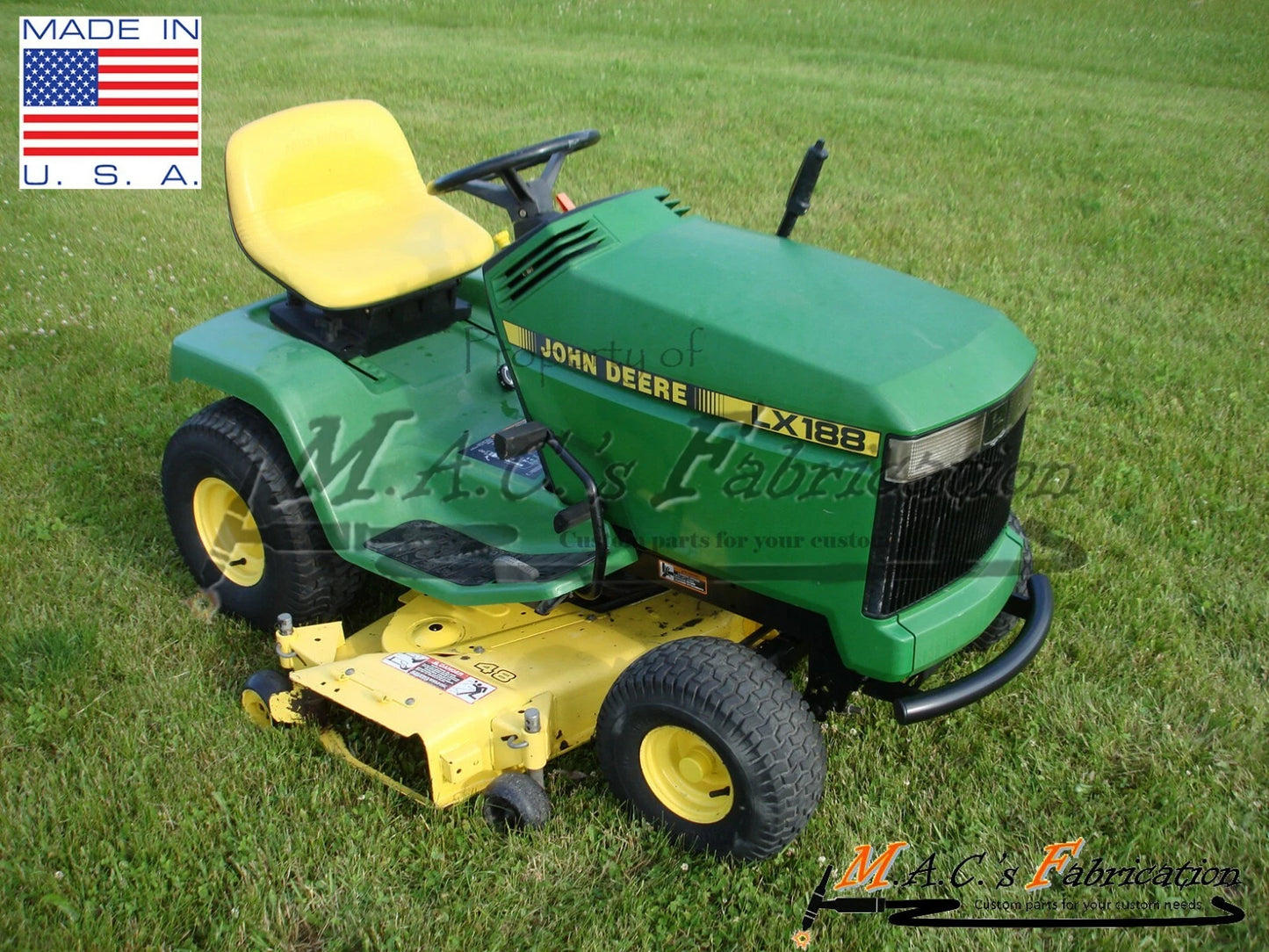 Pare choc avant John Deere LX172 LX173 LX175 LX176 LX178 LX186 LX188